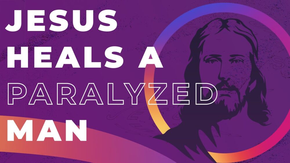 Jesus Heals A Paralyzed Man Image